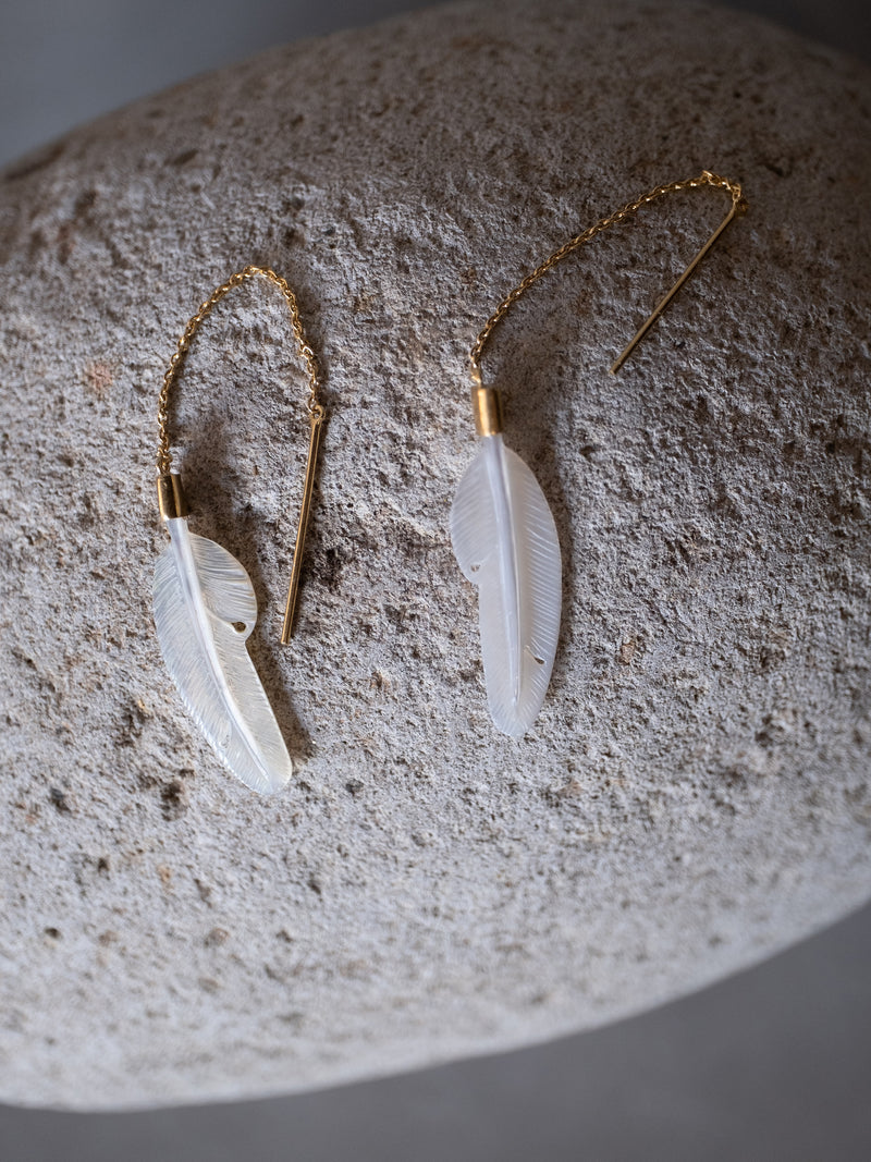 GRAINNE MORTON FEATHER THREAD-THROUGH