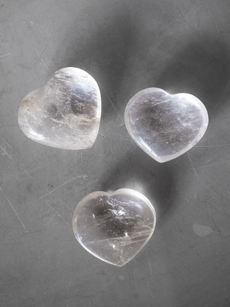 CLEAR QUARTZ HEART