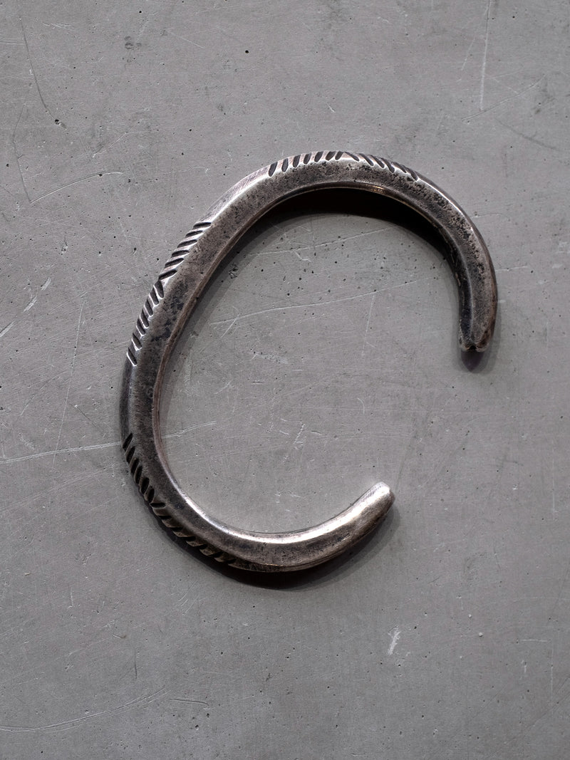 Silver Stamped Cuff