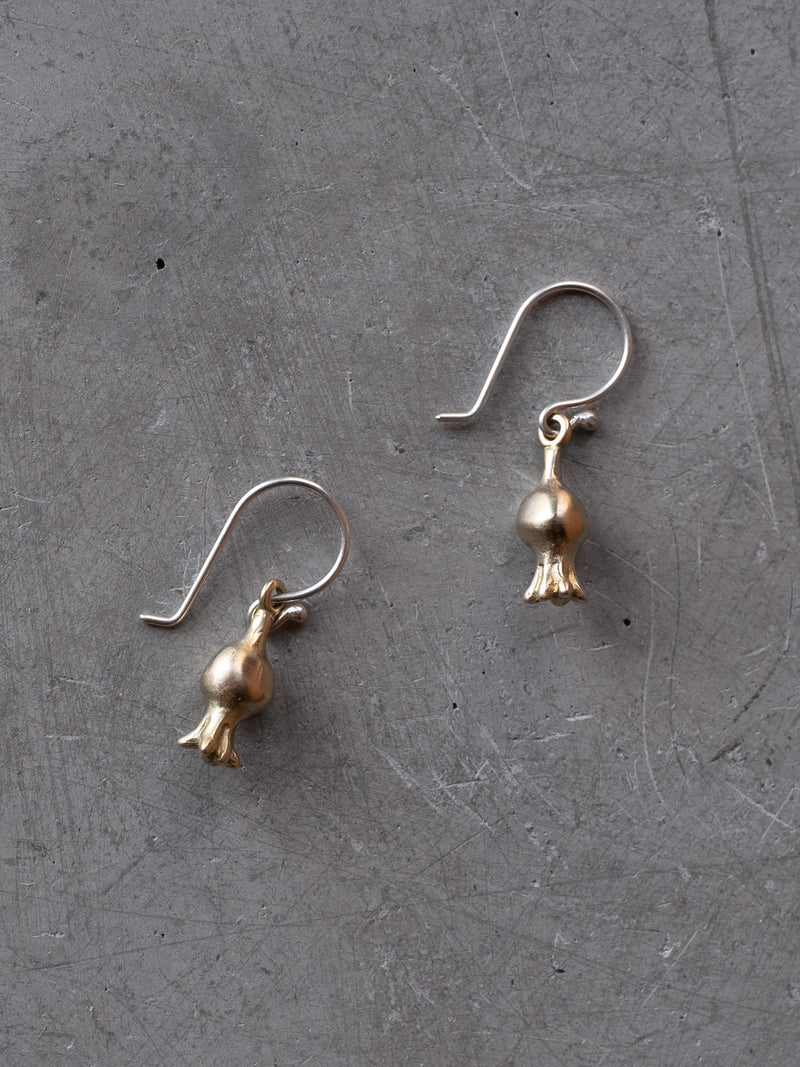 Bronze Pomegranate Earring