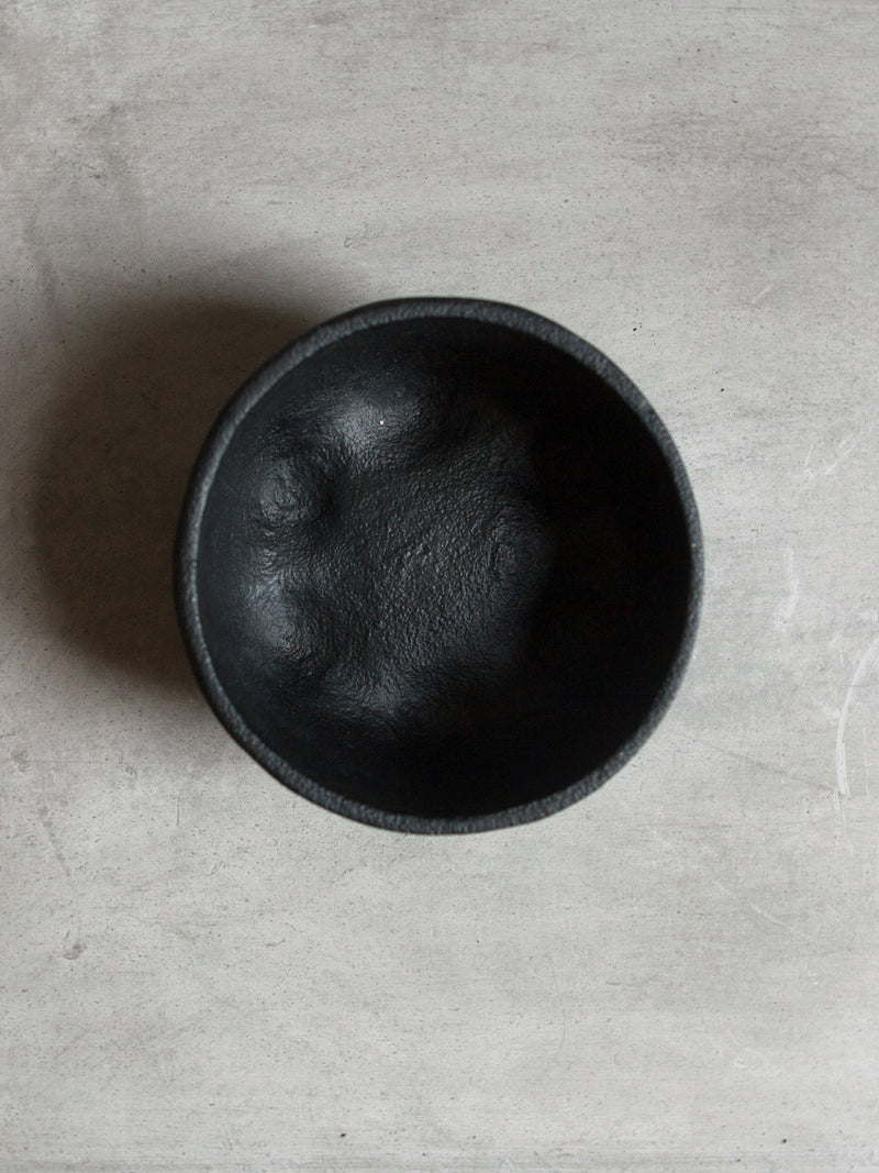 FOOTED CAST IRON BOWL