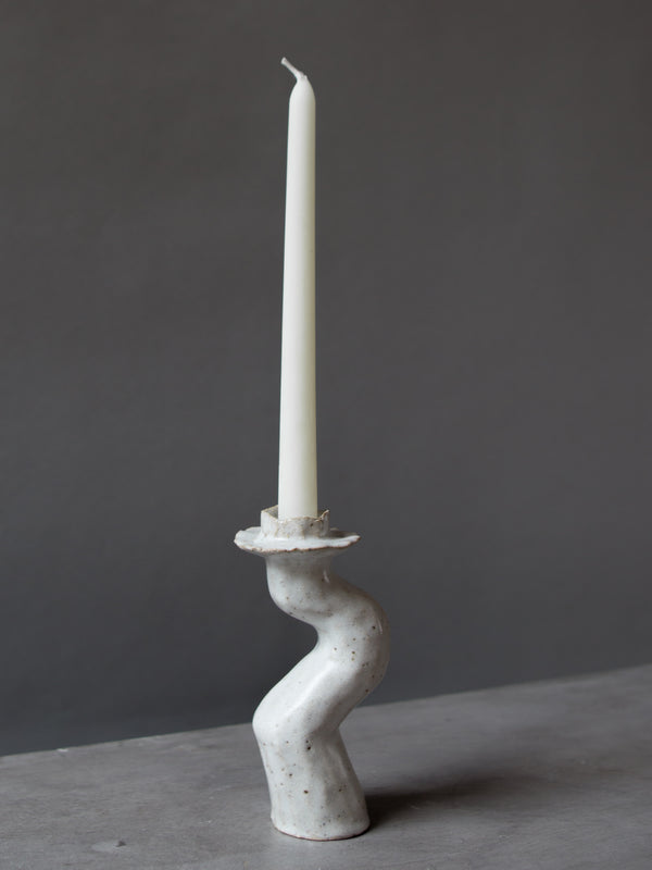 White Lumena Single candle