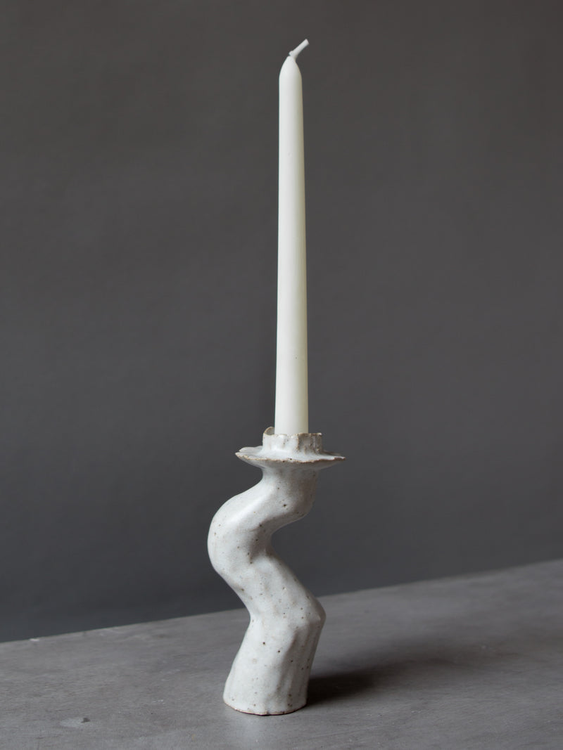 White Lumena Single candle